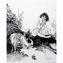 Manon et phacochères