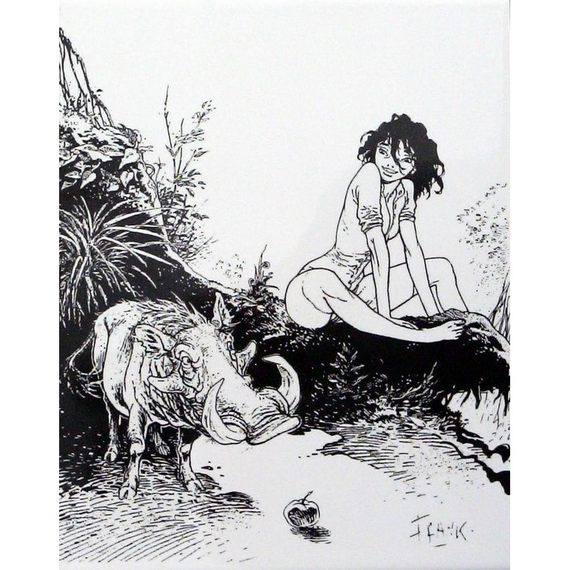 Manon et phacochères