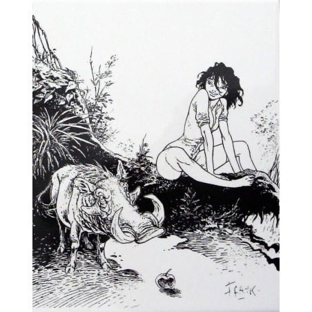 Manon et phacochères