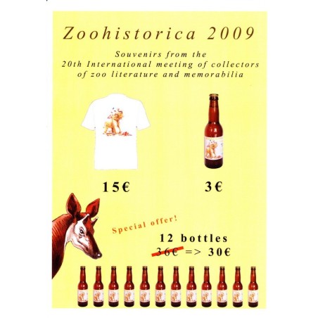 Tarif des souvenirs zoohistorica 2009